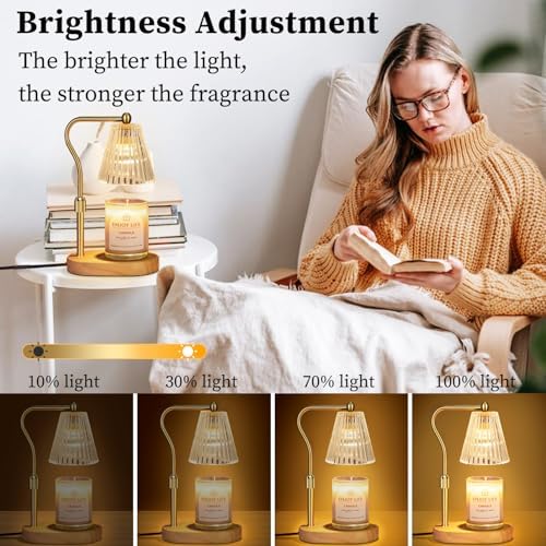 Candle Warmer Lamp / Amber