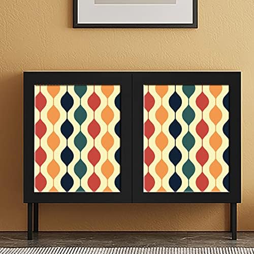Retro Checkered Wallpaper Peel and Stick " Retro Geometric Wallpaper Checkered Contact / 15.7 x 118