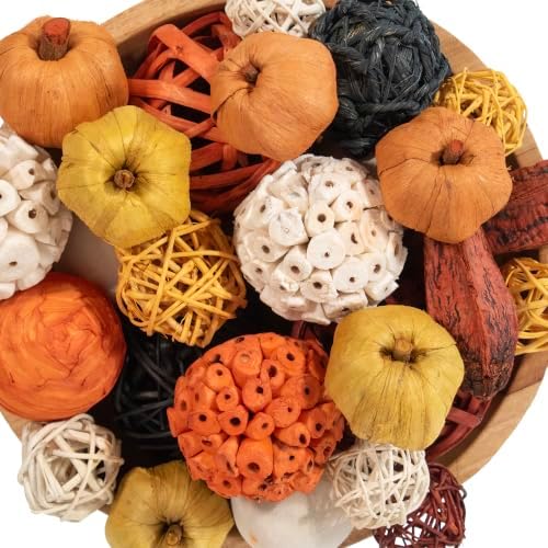 ANDALUCA Decorative Balls Orbs Bag (Pumpkin Orange)