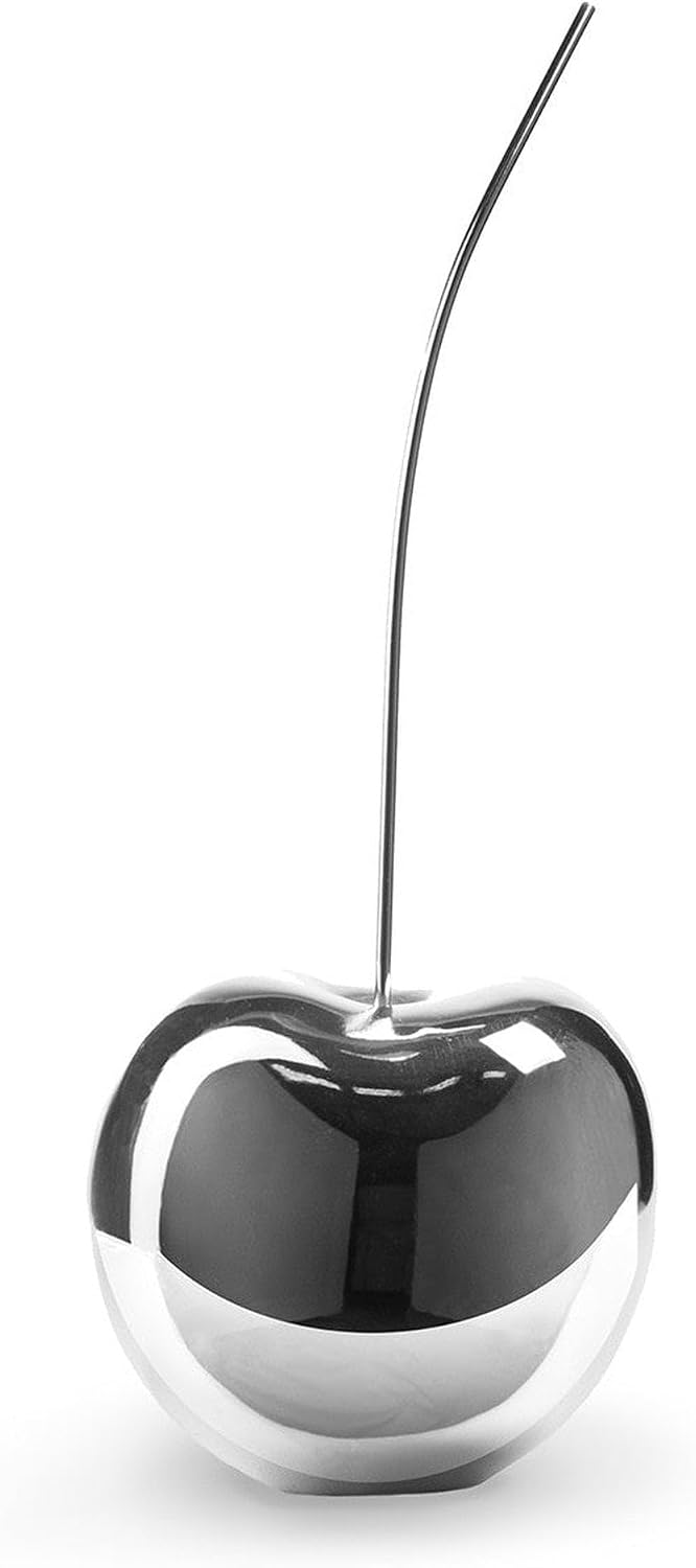 Modern Resin & Metal Sculpture / Small / Chrome