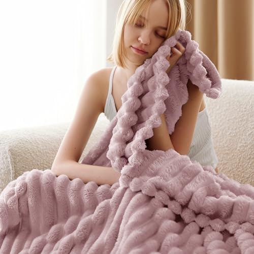 Bedsure Soft Twin XL Blanket for Bed Dorm Pink 66"x90"