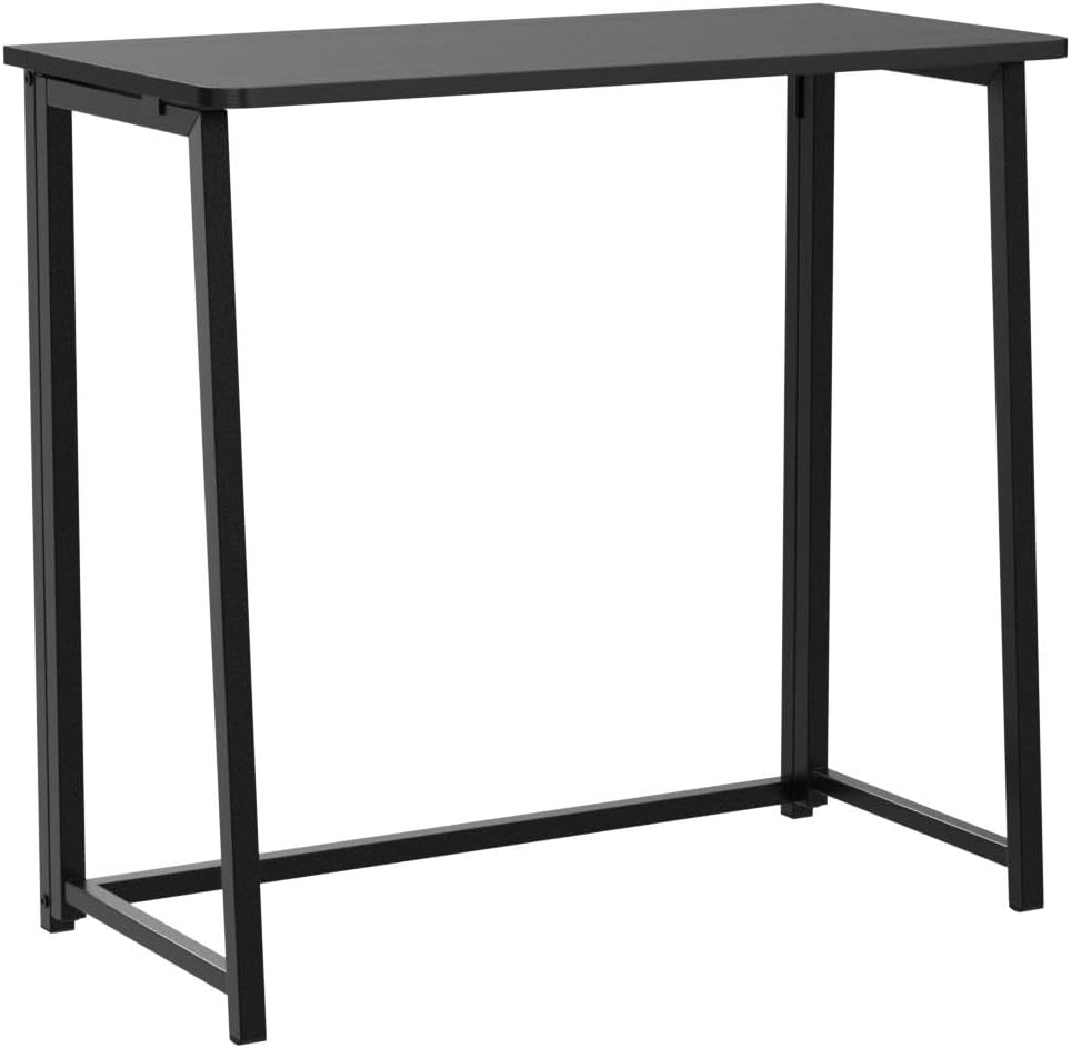 Folding Computer Desk / 31.5 x 15.7 / Small Size / Black