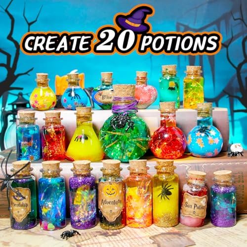 LDomet Fairy Magic Potion Kit for Kids, 20 Potion Bottles, Ages 6-12