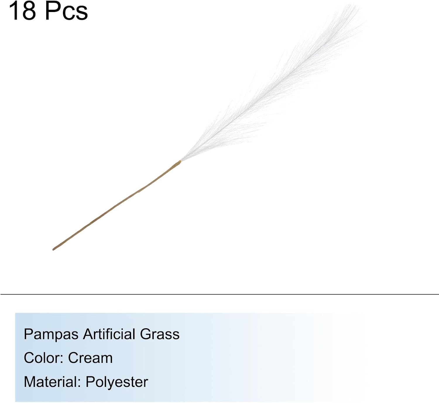 Faux Pampas Grass / Set of 18