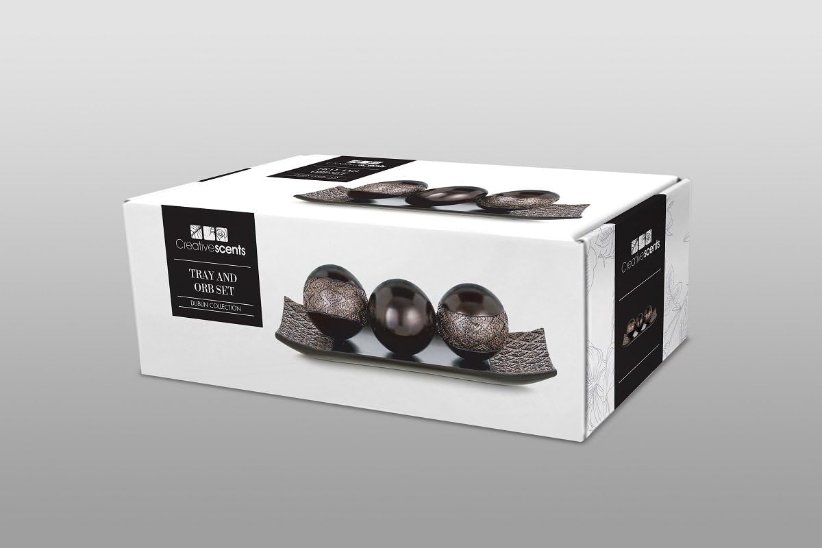 Dublin Tray and Ball Set / Brown