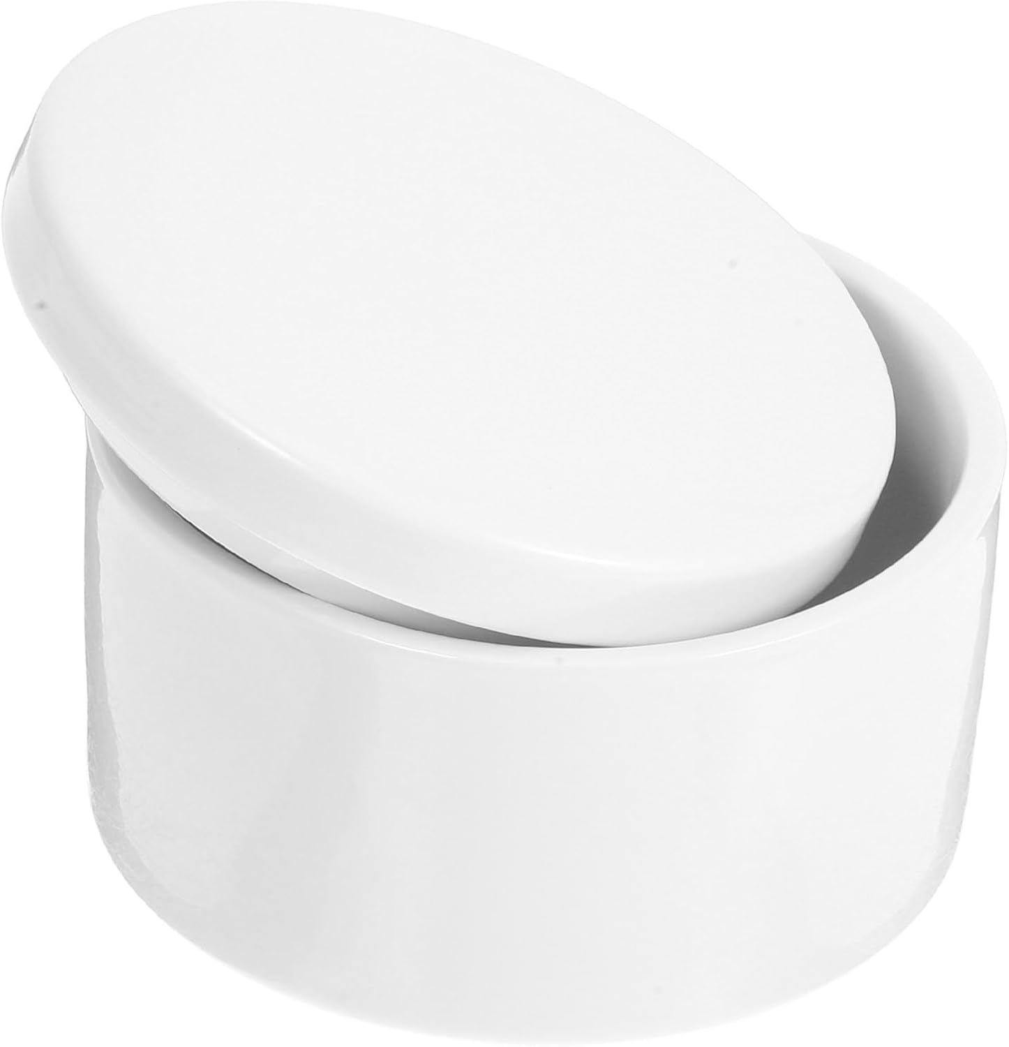 Ceramic Jewelry Box / White / 3 Inch