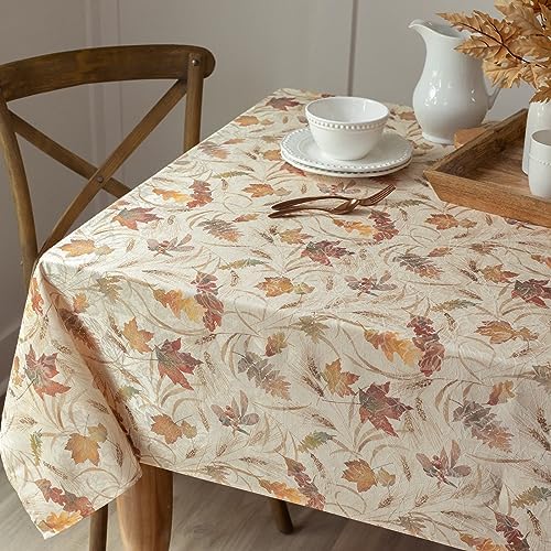 Benson Mills Natures Leaves Autumn Tablecloth (60" x 104" Rectangular)