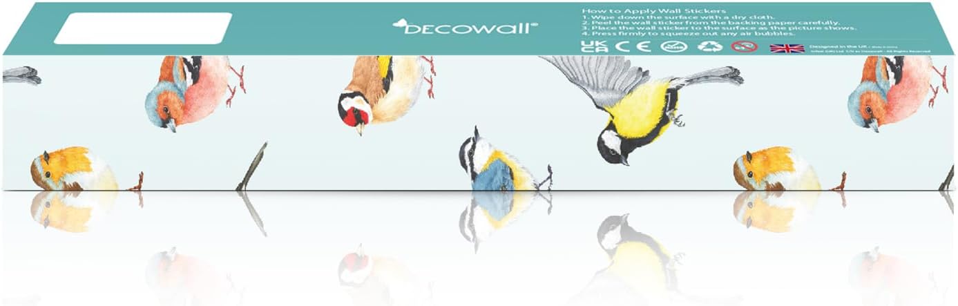Leaves & Birds Wall Stickers / Green