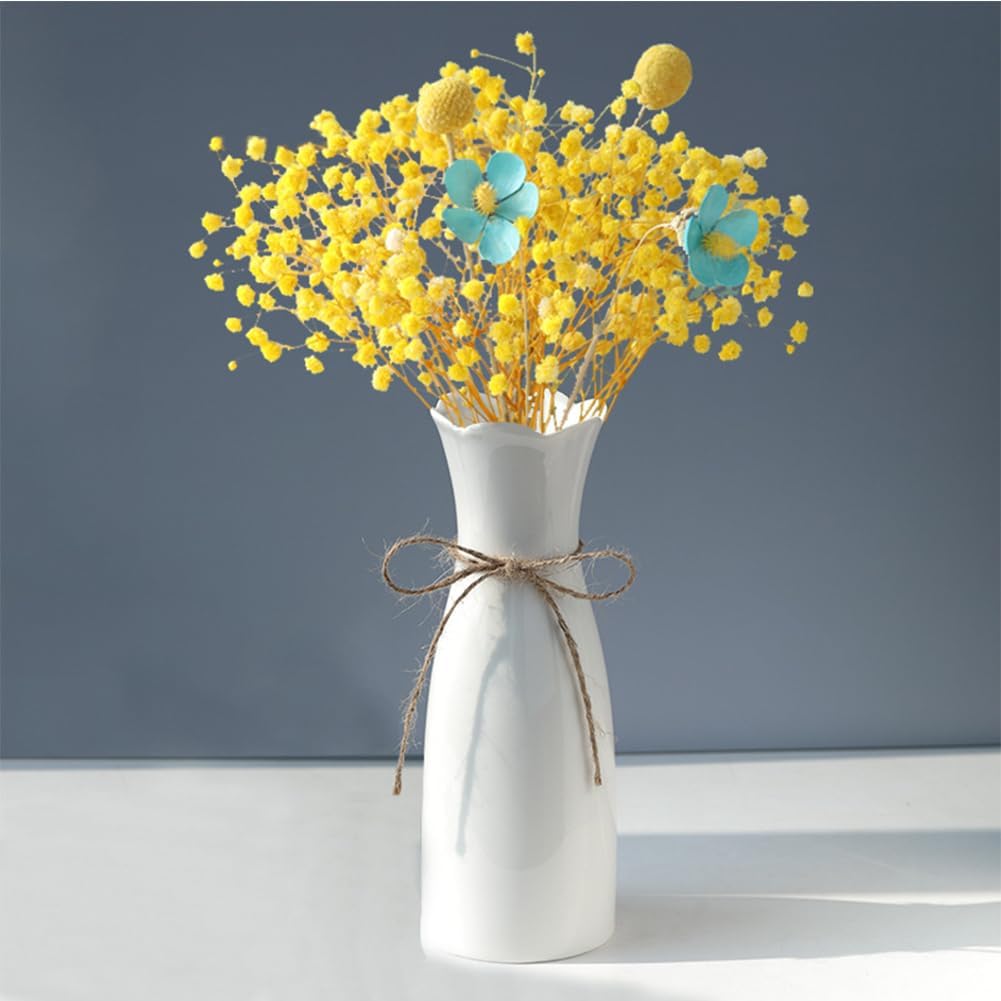 Boho Ceramic Vase / White-1