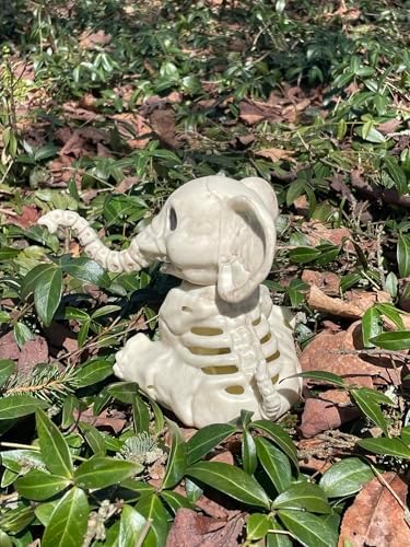 Seasons Crazy Bonez Skeleton Elephant Figurine, 5.5"