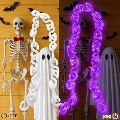 16.4 ft Halloween Chain Lights, Outdoor Halloween Lights