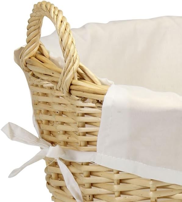 Wicker Laundry Basket / Natural Wicker
