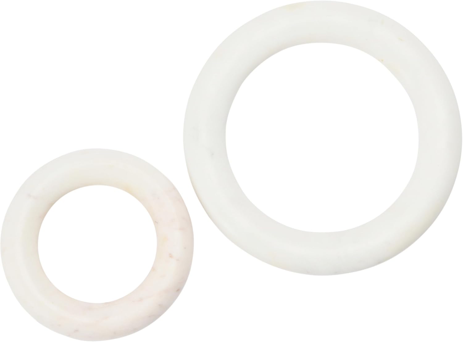 Creative Co-Op Marble Trivets for Dining Table, Set of 2