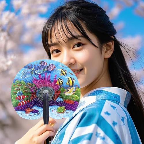 20 Pcs Paper Fans