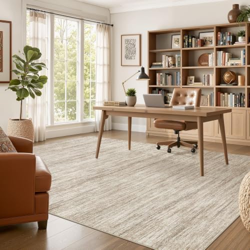 Nakagishi Boho 5x7 Area Rug Living Room Rugs Machine Washable Dark Brown