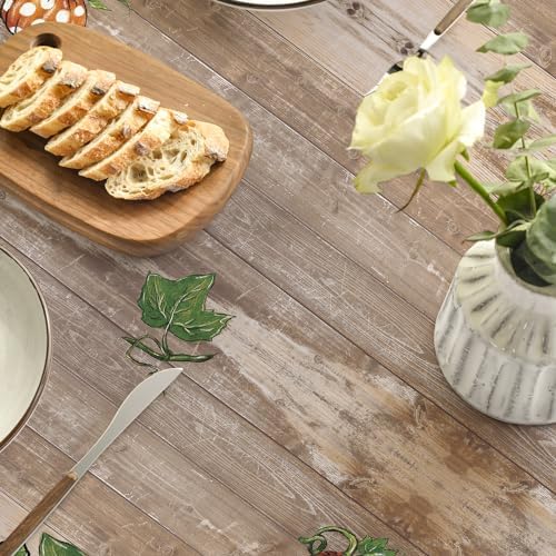 Horaldaily Fall Tablecloth 70 x 70 Inch Round Thanksgiving Autumn Harvest