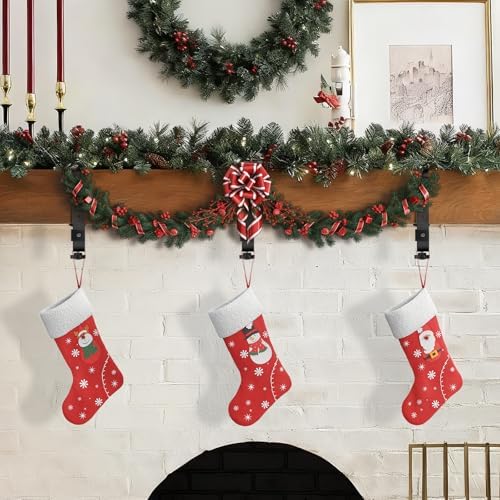 Stocking Hangers for Mantel,Adjustable Christmas Stocking Holder