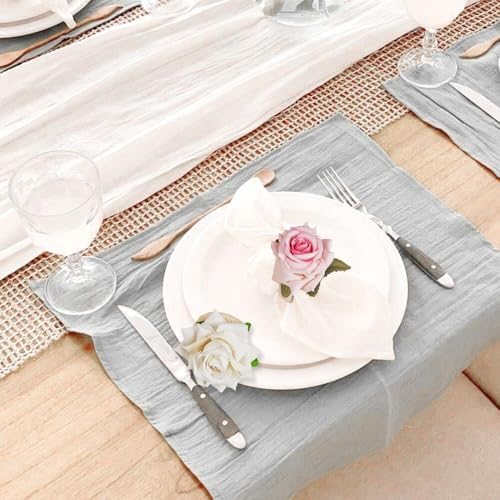 Flower Napkin Rings Set of 6 Floral Napkin Rings Rose Napkin Holder Handcraft Flower Napkin Ring Dinner Table Decoration for Wedding Banquet Birthday Party Christmas
