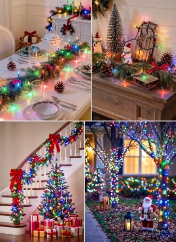 Minetom Clear Christmas String Lights, 100 Count 20 Feet Mini String Lights