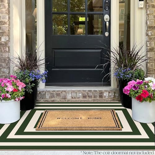 3x5 Modern Entry Rug - Washable Indoor Outdoor Mats for Front Door