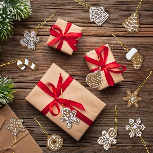 Christmas Gingerbread Man Ornaments for Xmas Tree Decorations
