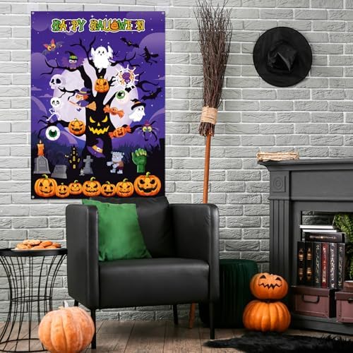 MiniInflat 36 Pcs Halloween Felt Board 3.4FT, 36, Tree