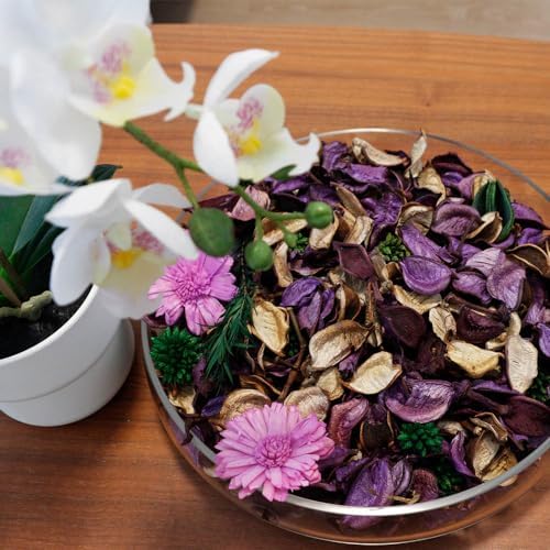 Purple Potpourri Bags,Lavender Scented Decorative Bowl Filler,8.4 oz
