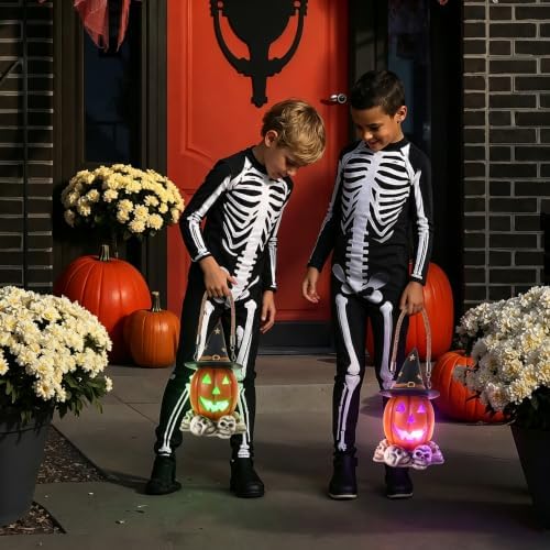 Halloween Decorations Hanging Pumpkin Lantern – LED Lighted Pumpkin