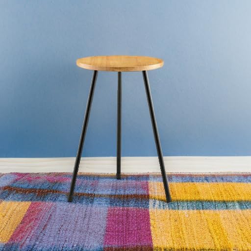 KINNARY Tall Plant Stand, Mid Century Wood Indoor Plant Stand Plant Table for Flower Pots, Metal Plant Holder, Modern
