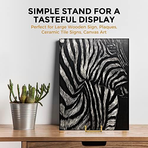 Metal Plate Holder Display Stand + Frame Holder Stand for Picture / 8 Inch