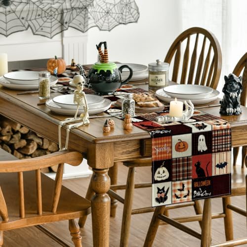 Artoid Mode 210 GSM Halloween Table Runner Home Party Decor 13x90 Inch
