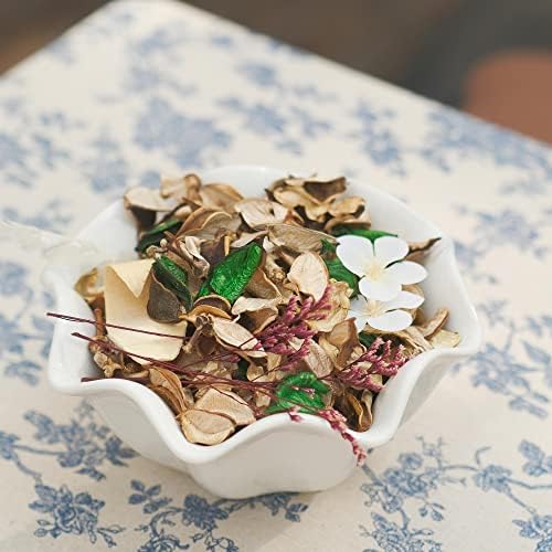 White Potpourri Bags,Vanilla Scented Decorative Bowl Filler,8.4 oz