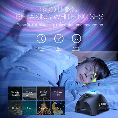 Northern Galaxy Light Aurora Projector with 33 Light Effects, Night Lights LED Star Projector for Bedroom Nebula Lamp