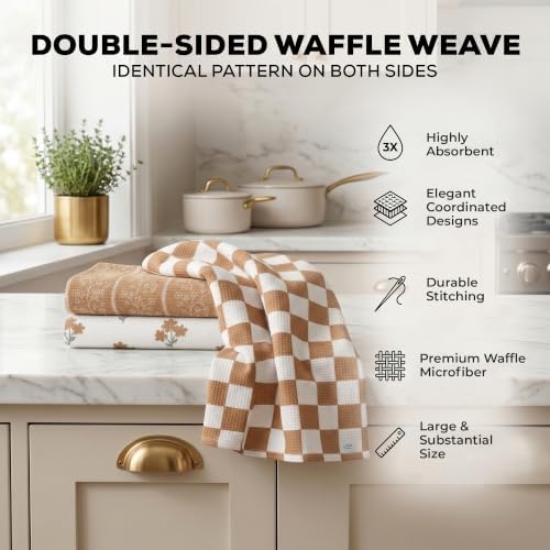 Kitchen Towels, Dish Towels for Kitchen, 3 Pc Kitchen Towel Set