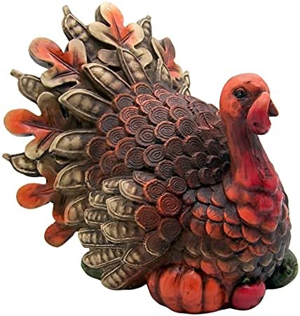 Gerson Resin Harvest Turkey Table Figurine