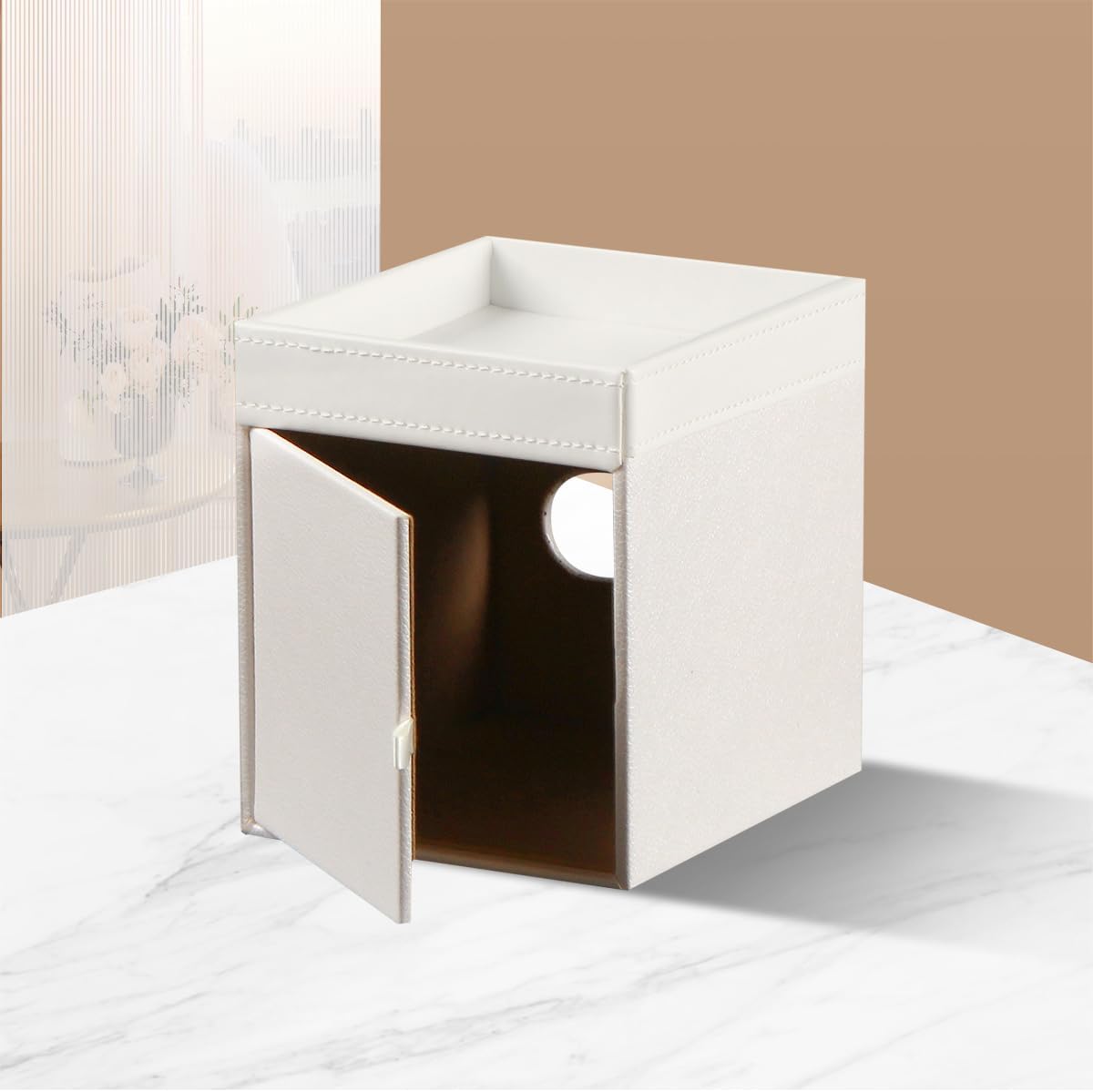 Storage Valet Tray / Cream