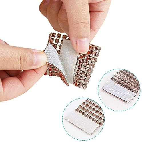 Accmor 100pcs Napkin Rings, Champagne Napkin Rings Buckles