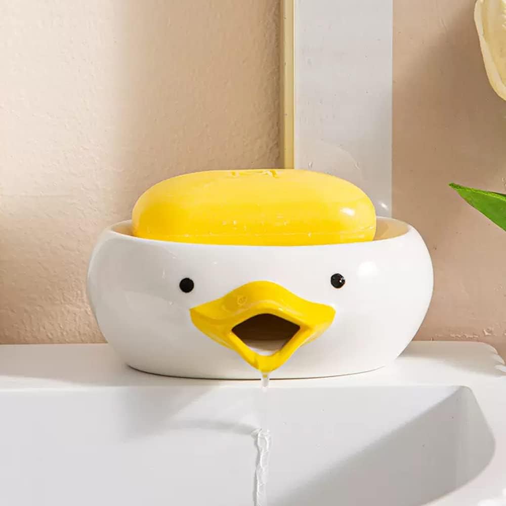 Soap Holder Ceramic Soap Dish / Duck.1