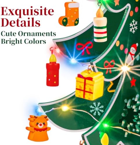 Christmas Tree Advent Calendar 2026 for Kids Adults, 24 Day Countdown Gift