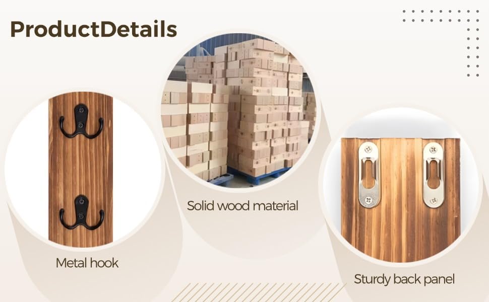 Solid Wood Organizer Shelf