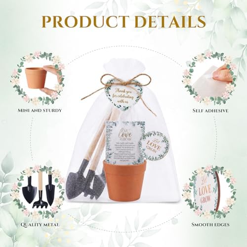 Amyhill 50 Sets Let Love Grow Wedding Favors for Guests Bulk