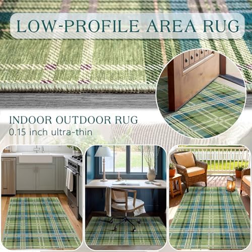 3x5 Buffalo Entry Rug - Washable Indoor Outdoor Mats for Front Door