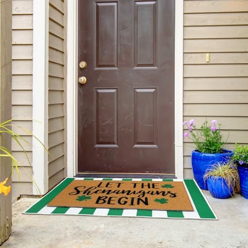 Tinideya 2 23.6 X 35.4 Inches Irish Festival Green White