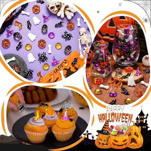 120 Pcs Halloween Vase Filler Decor