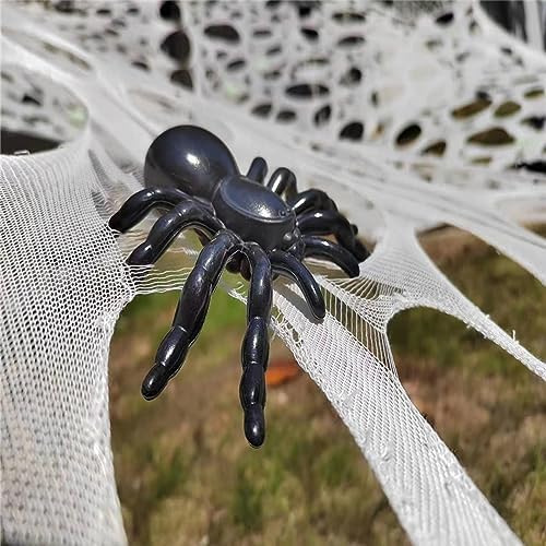 Beef Netting 4lb Giant Spider Web,Outdoor Halloween Decorations 1900sqft