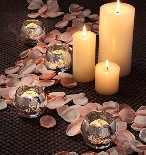 Volens 24PCS Silver Votive Candle Holders for Table Centerpieces