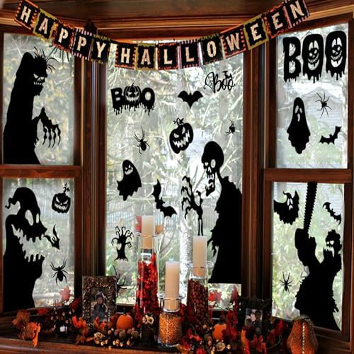 Halloween Window Clings Decor for Halloween Decorations