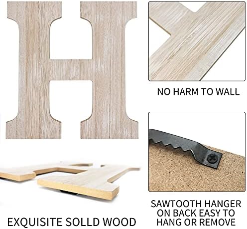 Pinkpum Wood Home Sign with Eucalyptus Wreath for O Home Decor Wall Decor