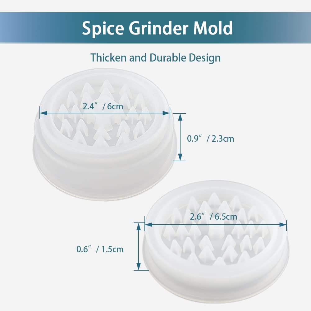 Large Rolling Tray Mold and Grinder Mold for Grind and Storage / Set of 5