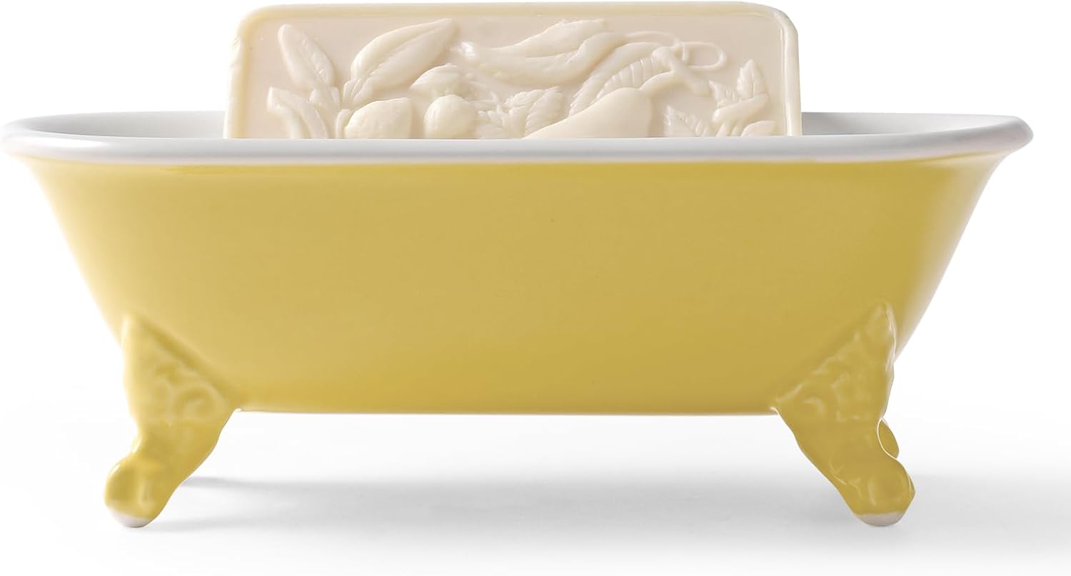 Kitchen Sponge Holder and Shower Tray / Yellow